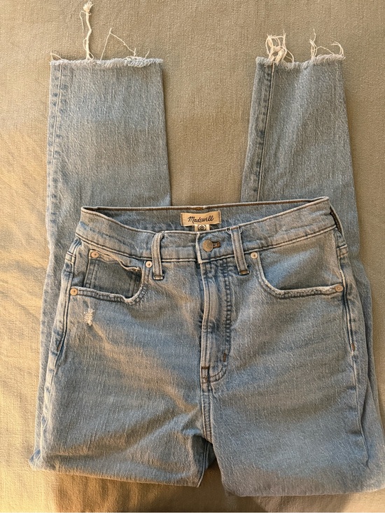 Madewell Denim - Madewell Light Blue High-Rise Straight-Leg Jeans